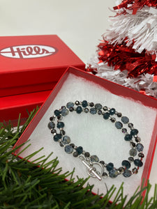 Hills Custom Beaded Bracelets by Hannah Yoncak – Limited Edition SILVER CLASP