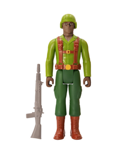 GREEN SHIRTS (BROWN) G.I. JOE REACTION FIGURES WAVE 1 -