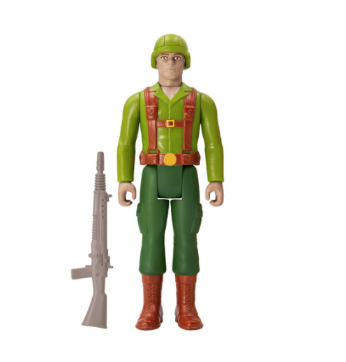 GREEN SHIRTS (TAN) G.I. JOE REACTION FIGURES WAVE 1 -